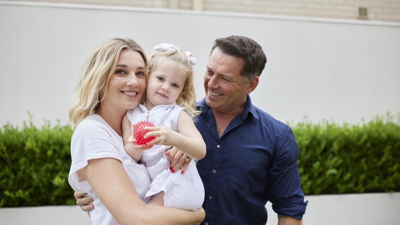 Stefanovic, wife Jasmine and daughter Harper.