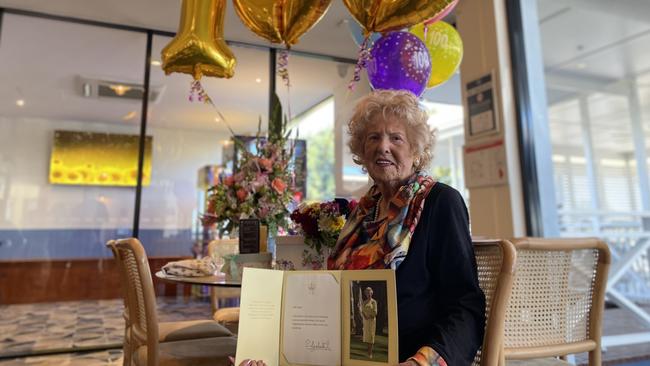 Coral Cove's Sylvia Jessop celebrated her 100th Birthday on Tuesday, receiving letters from Her Majesty the Queen, the governor-general and the Prime Minister.