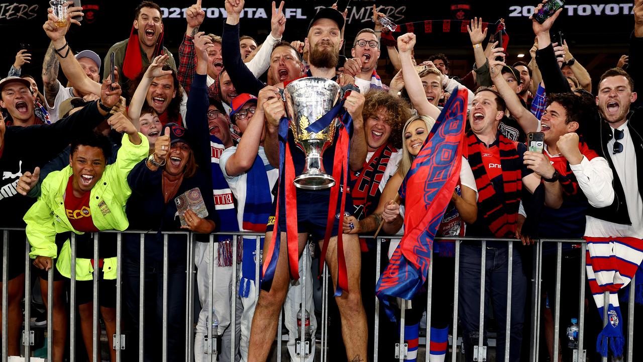 The Demons-Bulldogs AFL grand final was in Perth this year.