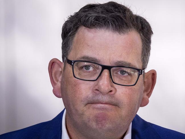 Premier Daniel Andrews says the government is feeling the strain. Picture: NCA NewsWire / Wayne Taylor