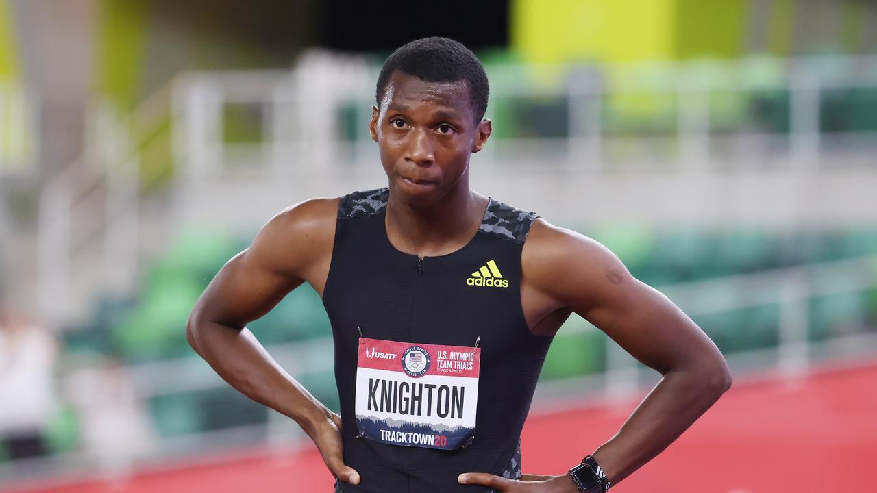 Tokyo Olympics 2021 Us Olympic Trials Erriyon Knighton News Usain Bolt 200m Record Results Times Video Athletics Trials