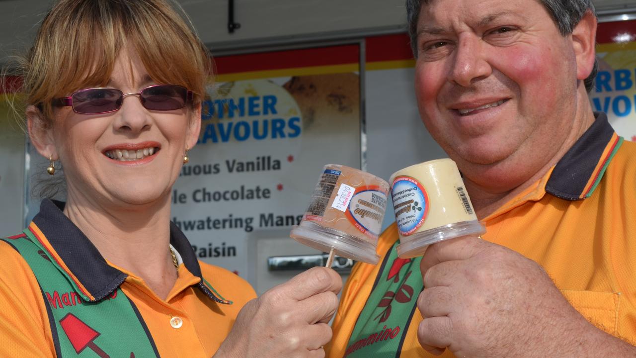 A major change is underway for popular Bundaberg region ice creamery Mamminos (originally founded by Teena and Anthony Mammino, pictured) with new ownership revealing they are shifting the business to the Sunshine Coast. Photo Brittany Cook / Isis Town & Country