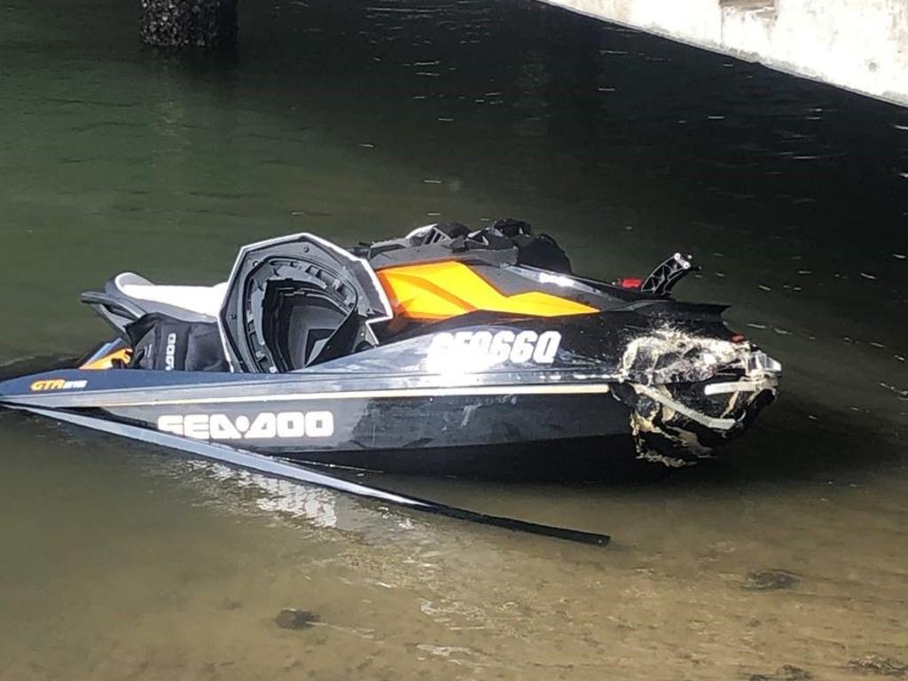 Maroochydore Jet skiers crash after being pelted with rocks by teens