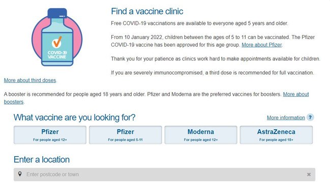 Anyone wanting to pre-book a booster or a vaccine can head to the Australian Government 'Vaccine Clinic Finder' and choose their preferred vaccine and suburb location to make a booking.Anyone wanting to pre-book a booster or a vaccine can head to the Australian Government 'Vaccine Clinic Finder' and choose their preferred vaccine and suburb location to make a booking.