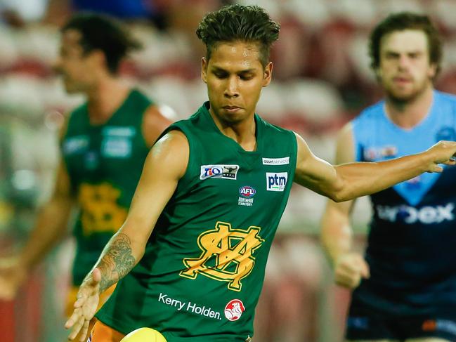 Nick Yarran had a massive game against Tiwi Bombers. Picture: Glenn Campbell