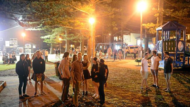 File photo of Schoolies at Byron Bay. Picture: Patrick Gorbunovs