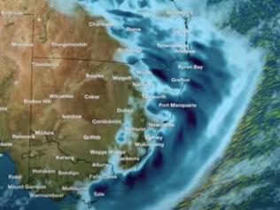 A multi-state rain band is forecast to form in the coming week.