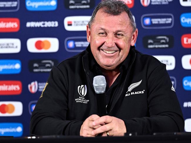 New Zealand's coach Ian Foster has the All Blacks into the World Cup final. Picture: JULIEN DE ROSA / AFP
