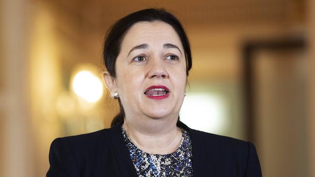 Premier Annastacia Palaszczuk is refusing to back down on tough border restrictions. Picture: Attila Csaszar