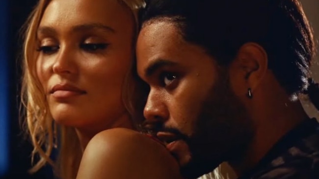 Lily-Rose Depp and The Weeknd star in The Idol. Picture: Binge