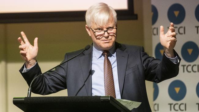 Chris Richardson has projected 2022 “will see the cash underlying budget in balance – a remarkable recovery”. Picture: Richard Jupe