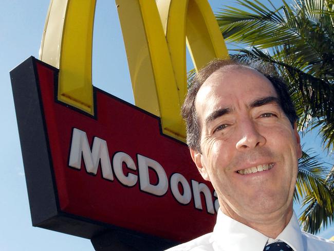 GM104301  Rod Chiapello at his Mcdonald's franchise in Bracken Ridge