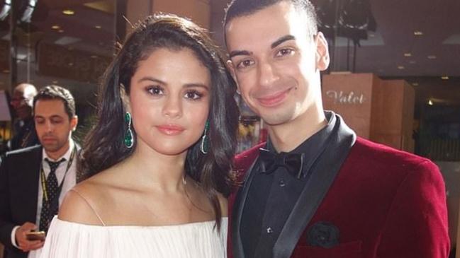 Former celebrity blogger turned police officer Beau Lamarre pictured alongside celebrity, Selena Gomez.