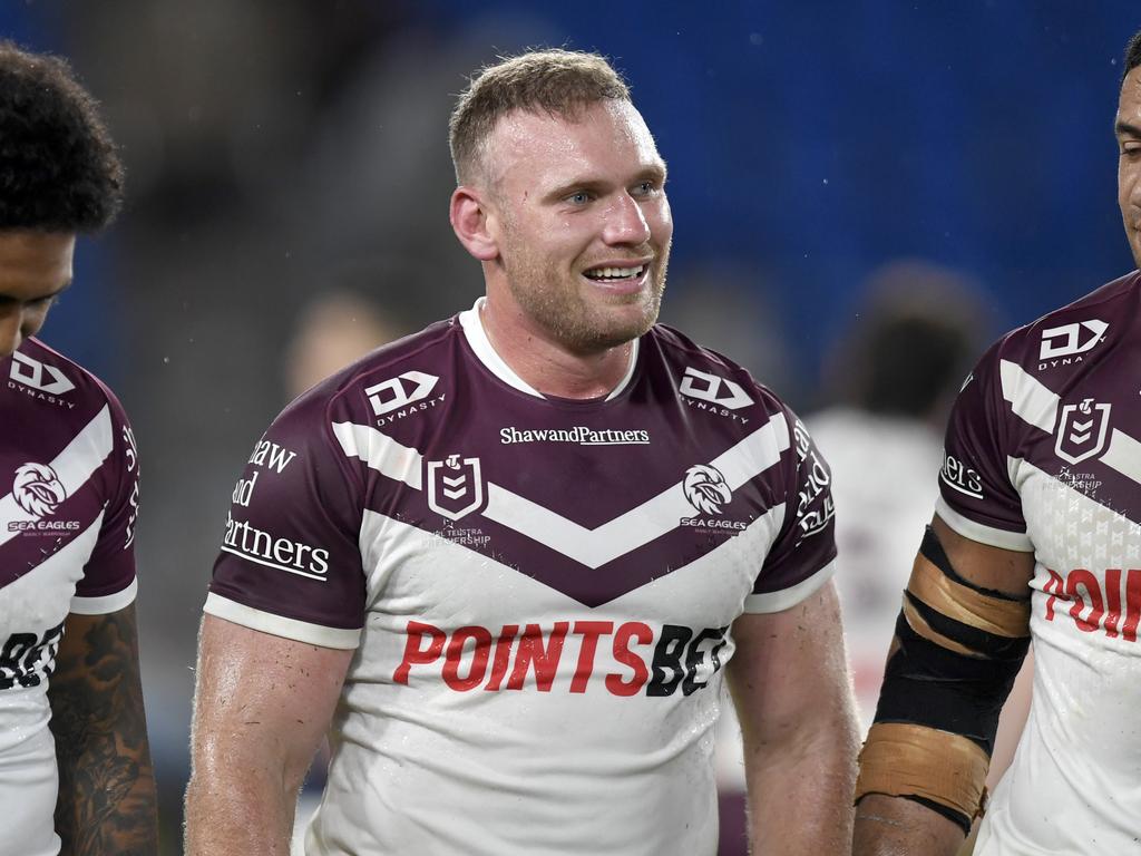 Matt Lodge played his best game of the season against the Bulldogs. Picture: NRL