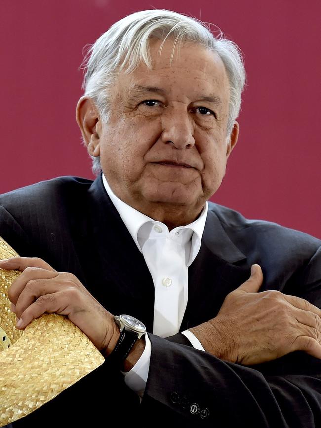 Mexican President Andres Manuel Lopez Obrador. Picture: AFP