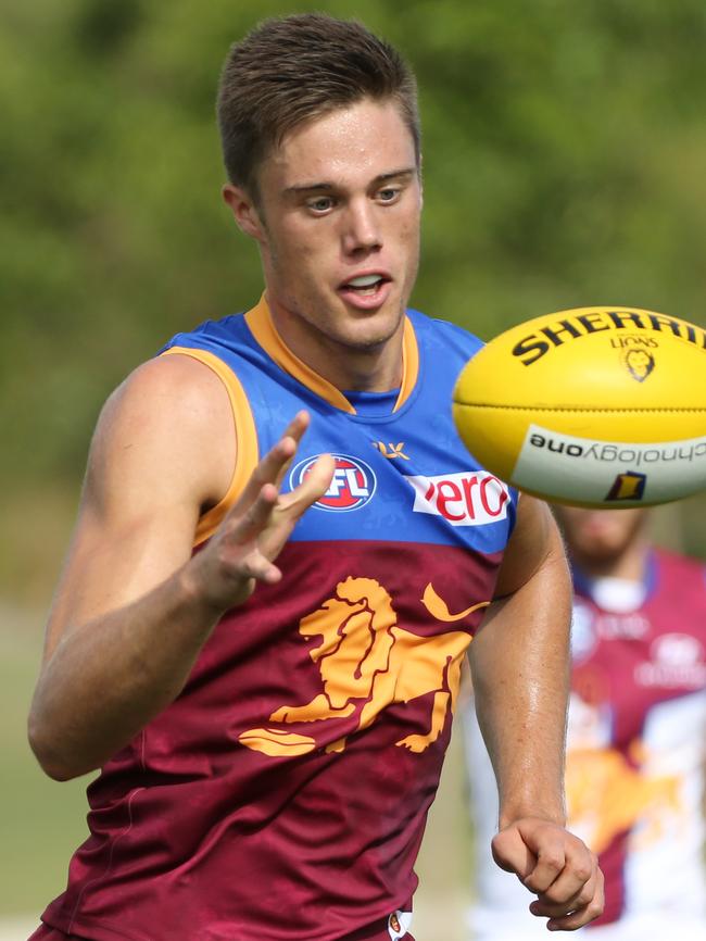 Schache in action for the Lions in an intra-club match. Picture: Jono Searle