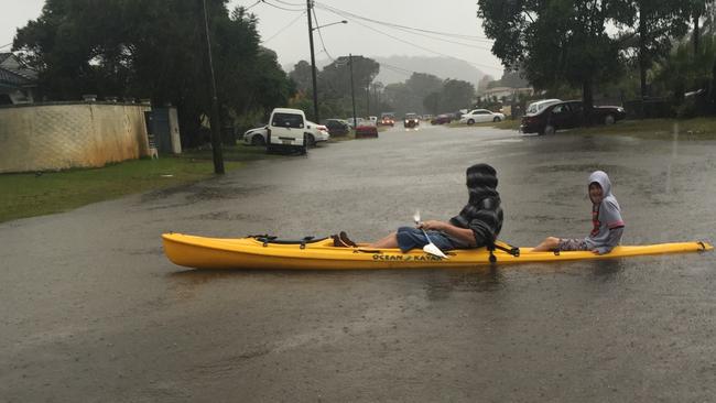 Central Coast storms: Mackenzie Ave and Onslow Ave, Woy Woy. Severe storms have lashed the Central Coast with the SES logging more than 140 calls for assistance. More than 140mm of rain dropped in some areas.