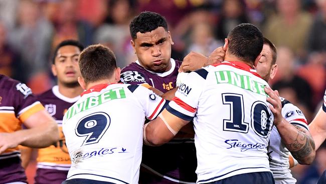 Pangai Junior has the ability to be one of the game’s best forwards. Photo by Bradley Kanaris/Getty Images.