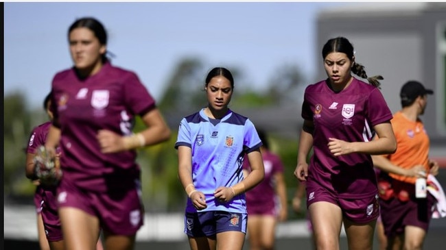 Reegan Hicks, right, from the Australian Christian College.