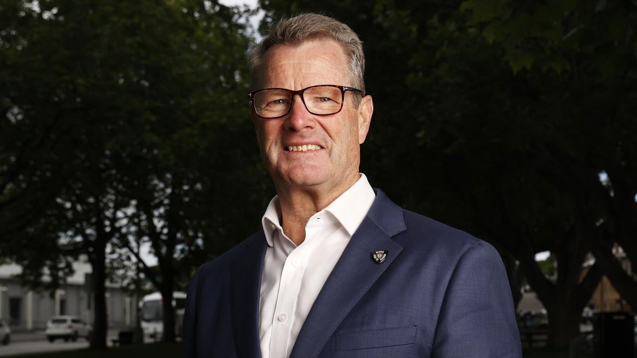 Grant O'Brien as the Inaugural Chair of the Tasmanian AFL Club. Picture: Nikki Davis-Jones