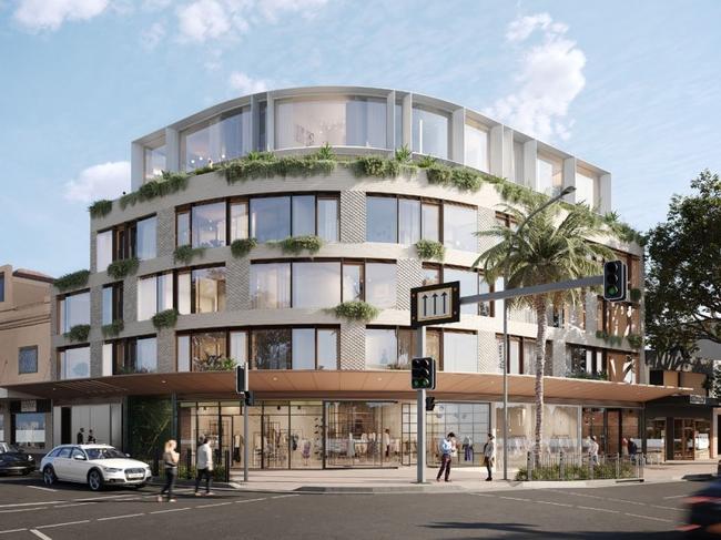 165-173 Military Rd, Neutral Bay is the site of a $24m proposal for a six-storey mixed-use development. Picture: AE Design Partnership Pty Ltd