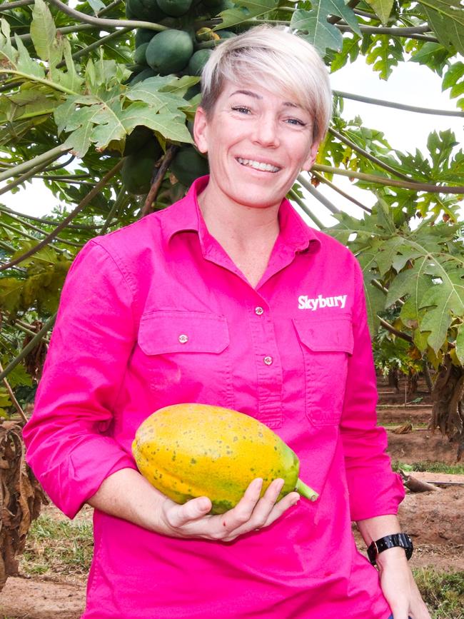 Candy McLaughlin of Skybury in Mareeba was nominated for the prestigious 2019 Charlie Nastasi Horticultural Farmer of the Year Award.