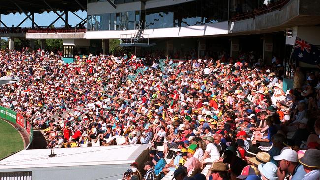 Thousands flocked to TIO Stadium to see Darwin host its first ever Test match from July 18, 2003. Picture: Peter Bennett