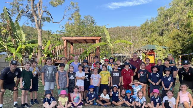 Football Queensland coaches and players at Magnetic Island. Picture: Football Queensland