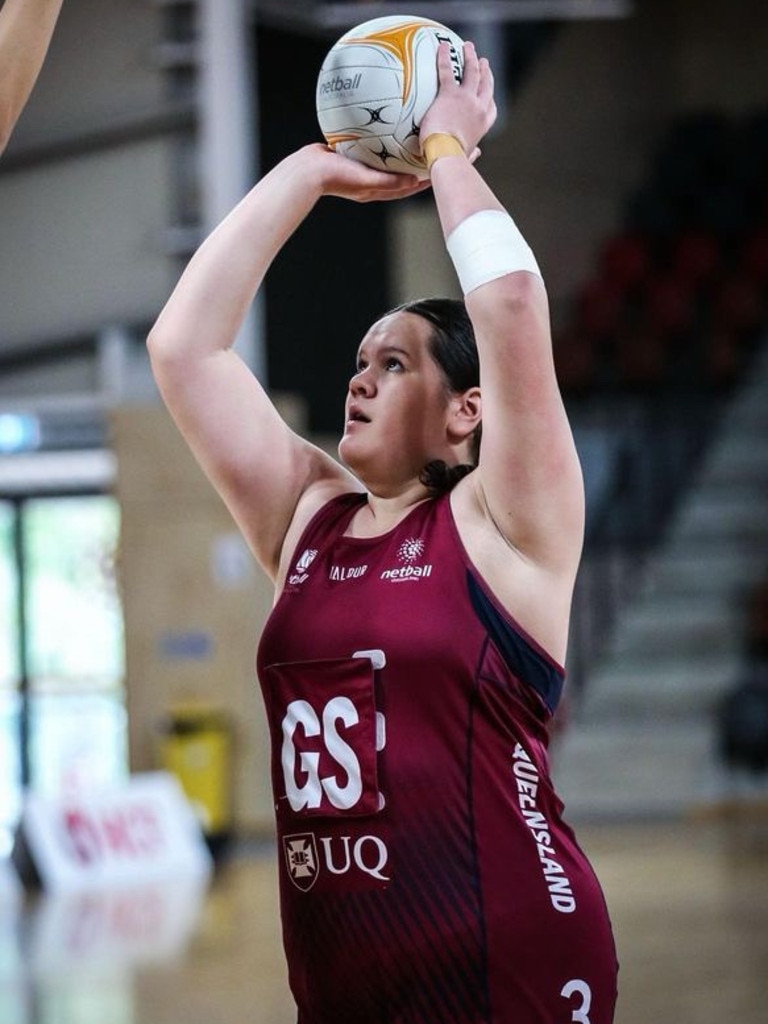 Queensland’s Tia Crombie will step up into the 19/u National Netball Championships.