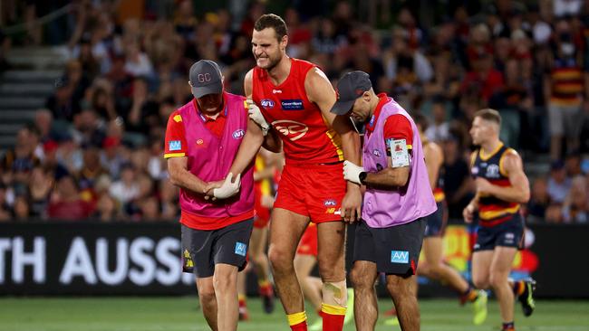 The absence of Jarrod Witts has been significant. Picture: James Elsby/AFL Photos via Getty Images