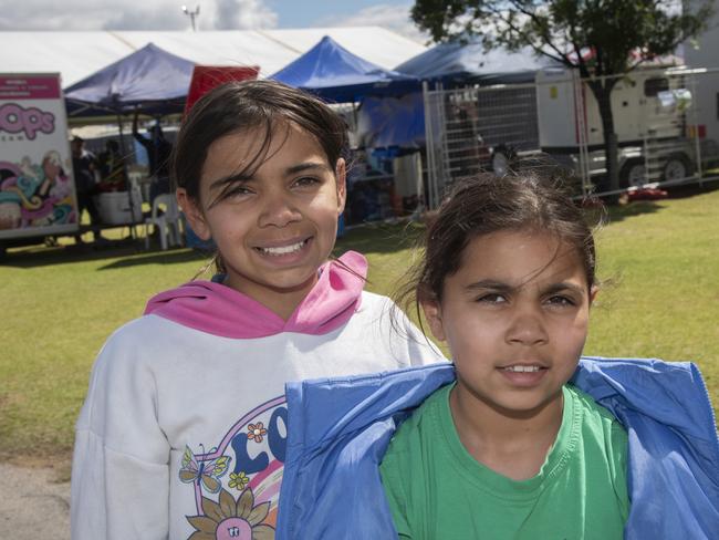 Alirah Smith, Nakiya Smith Mildura Show 2024. Picture: Noel Fisher