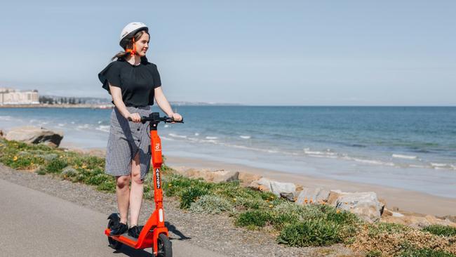 E-scooters could keep rolling along the western coastline, if a proposal to extend a trial of their usage is approved. Picture: Supplied