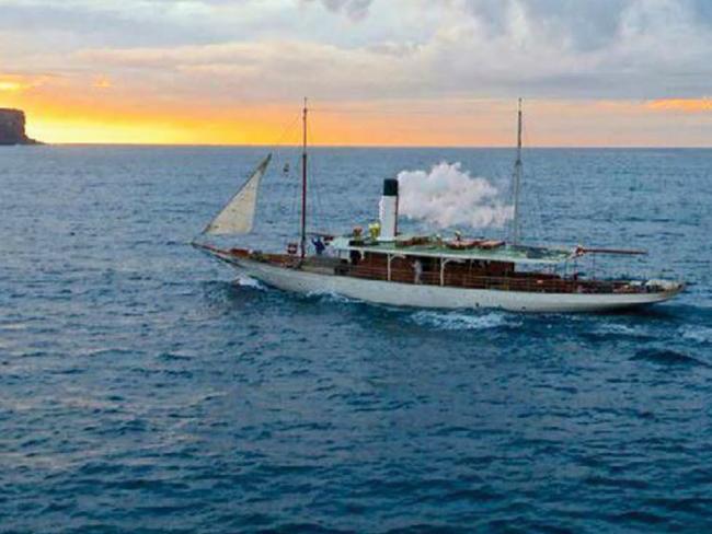 steam yacht myra