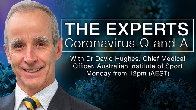 Australian Institute of Sport Chief Medical Officer, Dr David Hughes, answers your questions