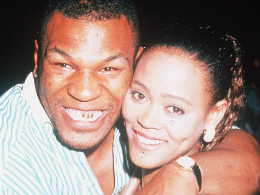 12/01/1996 PIRATE: Mike Tyson and wife Robin Givens. Undated.