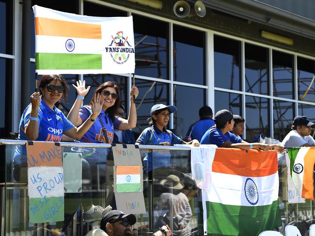 A general view is seen of spectators during game three of the Women's One Day International series between Australia and India at Great Barrier Reef Arena on September 26, 2021 in Mackay, Australia. Picture: Albert Perez