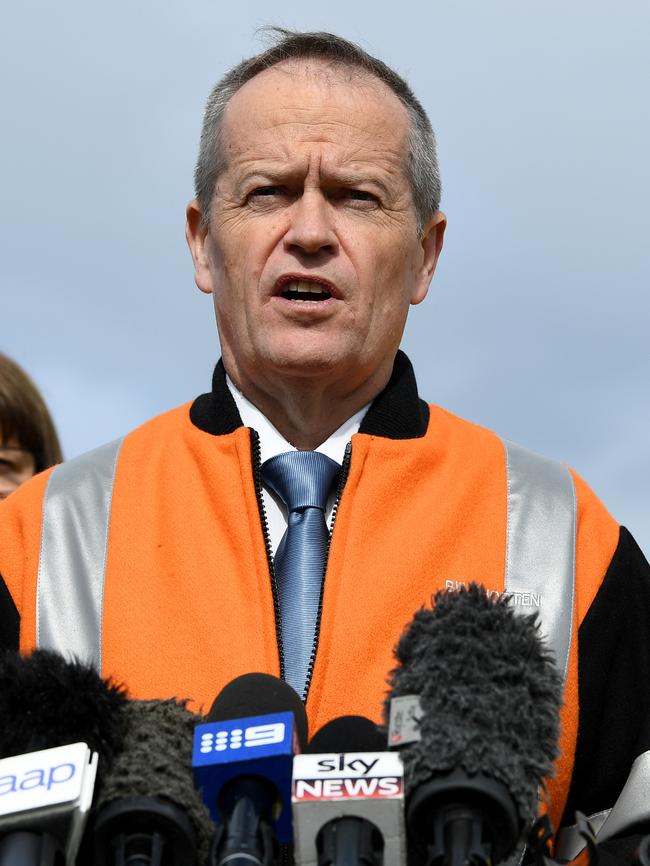 Australian Federal Opposition Leader Bill Shorten.