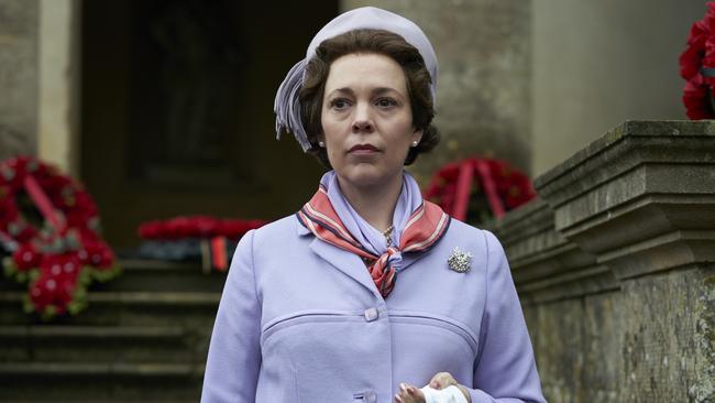 Olivia Colman as Queen Elizabeth in The Crown.