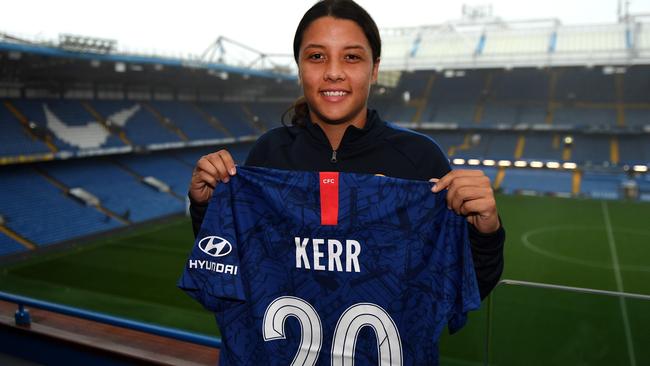 Sam Kerr will make her Chelsea debut this weekend.