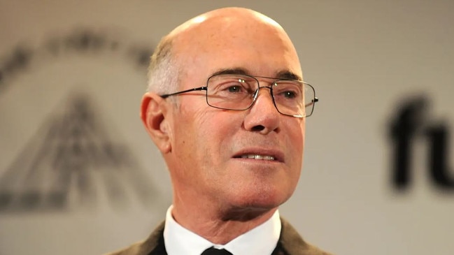 David Geffen attends the 25th Anniversary Rock & Roll Hall of Fame.