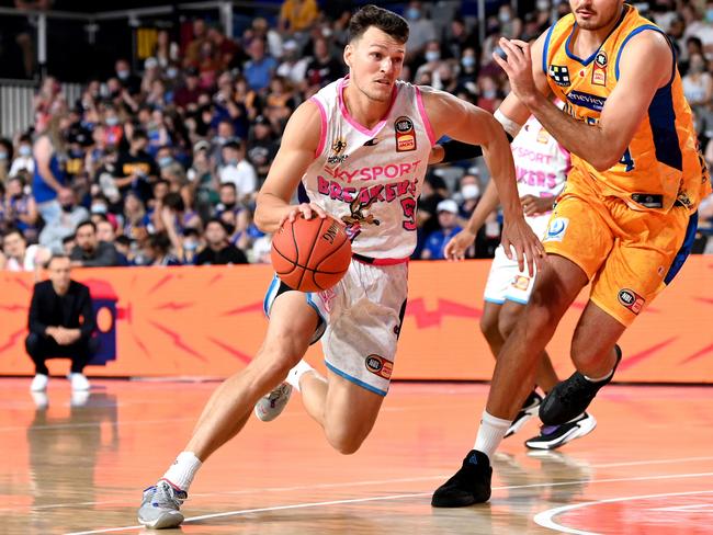 Yanni Wetzell has been a monster in a tough year for the Breakers. Picture: Getty Images