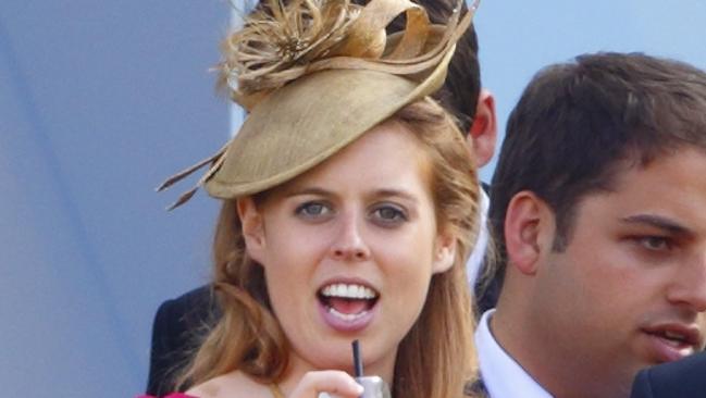 Princess Beatrice, lover of unusual headgear. Picture: Max Mumby/Indigo/Getty