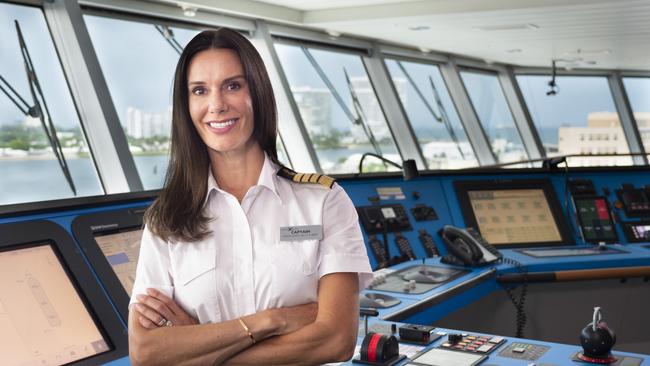 Kate McCue was the first American women to captain a cruise ship.