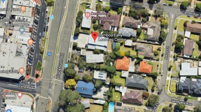 The fire occurred in Ascot Crt, just behind Bambou Early Learning Centre.
