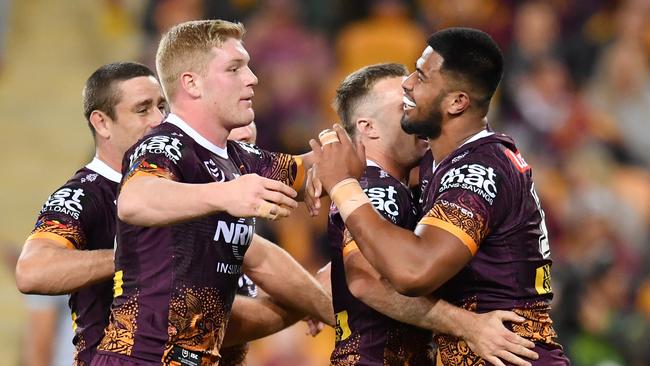 Payne Haas can lead the Broncos to the finals and from there, who knows what they can do? Picture: AAP Image/Darren England