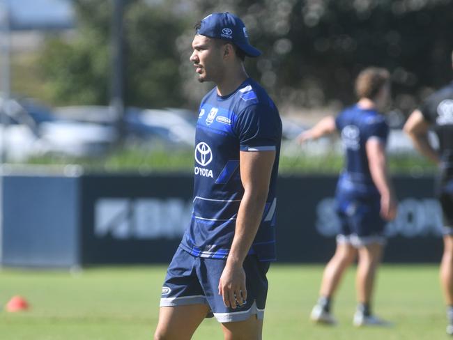 North Queensland Cowboys training at Cowboys HQ. Robert Derby. Picture: Evan Morgan