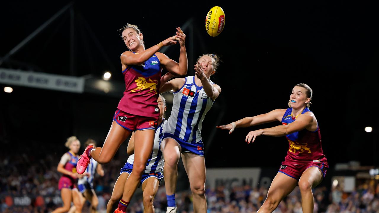 North Melbourne beat the Brisbane Lions in the 2024 AFLW grand final. Picture: Dylan Burns/AFL Photos via Getty Images