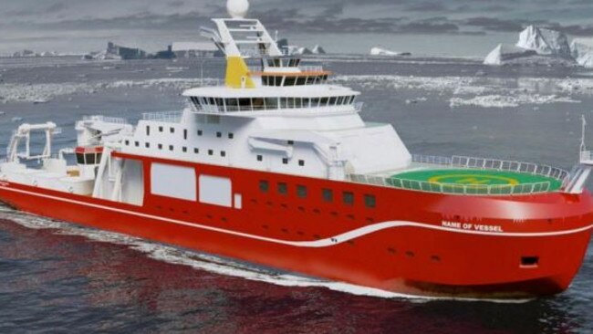 New names ... This research ship won’t be named Boaty McBoatface despite winning a public vote. Picture: Supplied