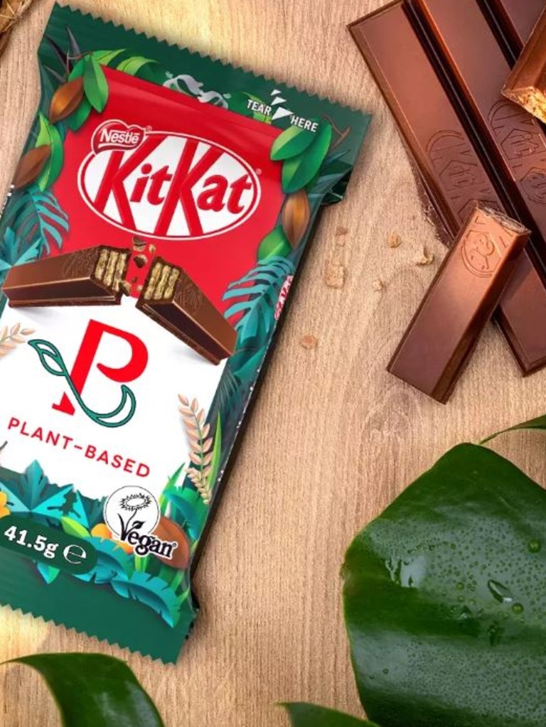 Nestle released a vegan version of its KitKat in the same month of 2021. Picture: Nestle