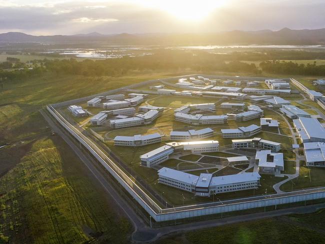 Aerial view of the Clarence Correctional Centre at Grafton. Photo supplied by Corrective Services, Serco.